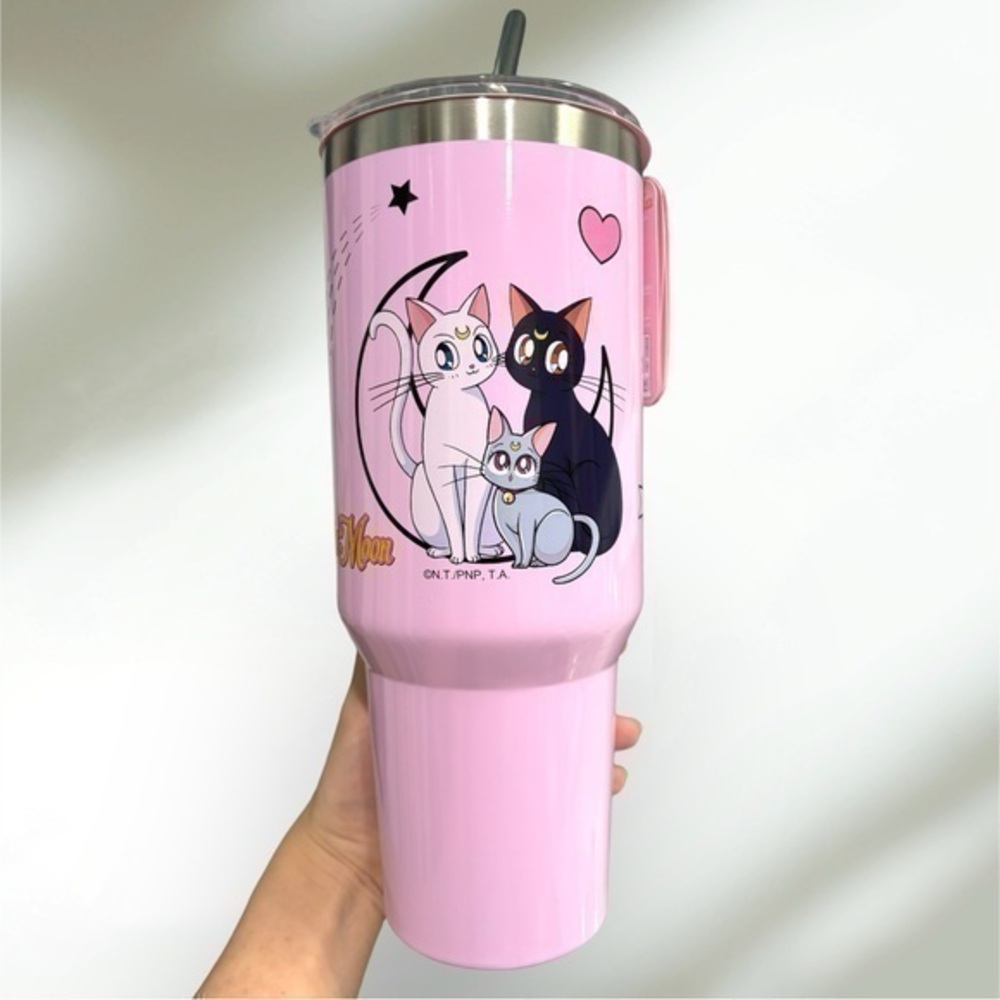 Sailor Moon Stainless Steel Thermal Mug ( 40 OZ ) NWT  | Bioworld ✨